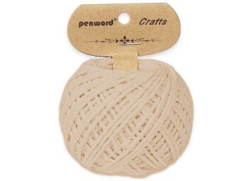 SZNUREK DEKORACYJNY PENWORD S4 1,5MMx50M NATURALNY