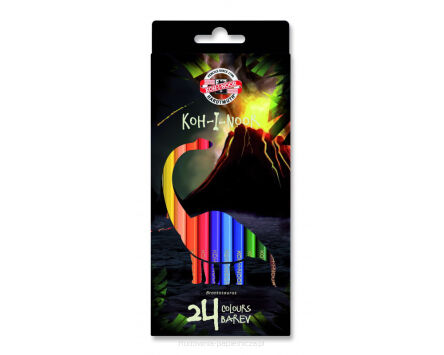 KREDKI 3594 24 KOLORY DINO