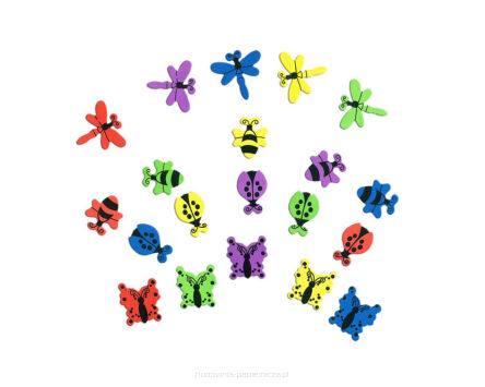 NAKLEJKI Z PIANKI PVC06 OWADY