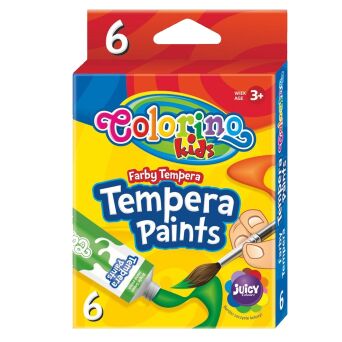 FARBY TEMPERY W TUBACH 6 KOLORÓW COLORINO