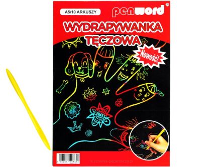 WYDRAPYWANKA TĘCZOWA A5 A'10 + 2 RYCLE 