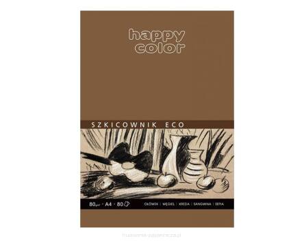 BLOK SZKICOWY ECO A4 A'40 80G HAPPY COLOR