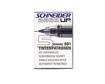 WKŁAD SCHNEIDER 881 CZARNY METAL DO PIÓR KULKOWYCH