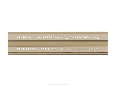 SZABLON 748002 CYFROWO-LITEROWY 0,25MM