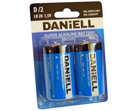 BATERIA DANIELL ALKALINE LR20 BLISTER A'2