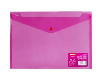 KOPERTA A4 TRANSPARENTA RÓŻOWA 3133A/N/14