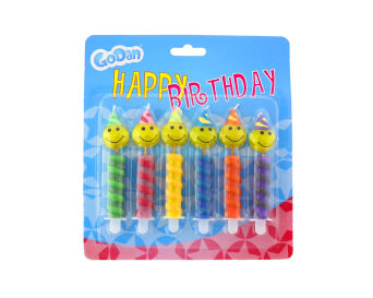 ŚWIECZKI UŚMIECHY W CZAPECZKACH A'6 GODAN