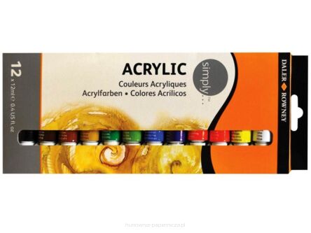 FARBY AKRYLOWE SIMPLY KPL12X12ML