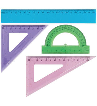 ZESTAW GEOMETRYCZNY NEON GR-032