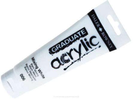 GRADUATE ACRYLIC 120 ML 006 MIXING WHITE