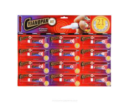 SUPER STIK CYJANOPAN ME BLISTER 12 SZTUK
