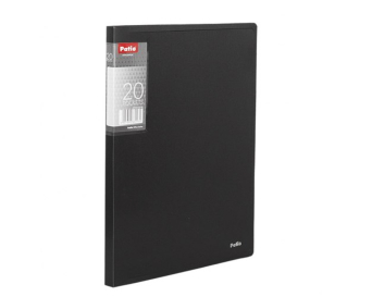 TECZKA 20 KOSZULEK A4 CLEAR BOOK CZARNA 1132/N/01