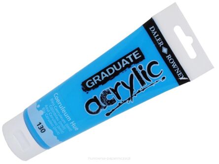 GRADUATE ACRYLIC 120 ML 130 COERULEUM HUE