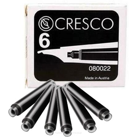 NABOJE DO PIÓR CZARNE A'6 080022 CRESCO