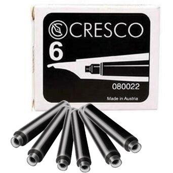 NABOJE DO PIÓR CZARNE A'6 080022 CRESCO