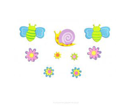 NAKLEJKI Z PIANKI PVC13 WIOSNA BROKAT BREWIS