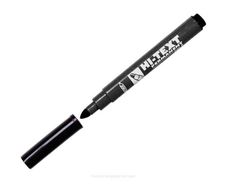 MARKER PERMANENTNY 580 HI-TEXT OKRĄGŁY CZARNY 