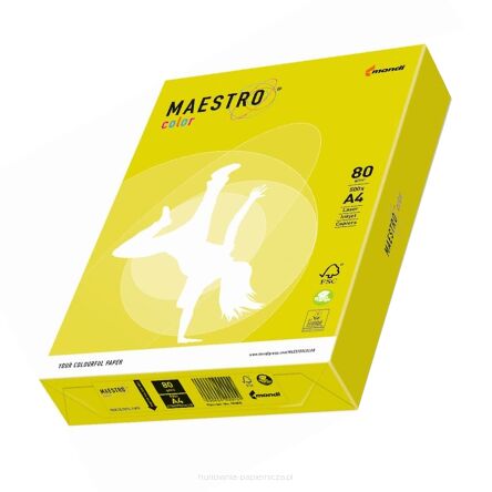 PAPIER NEON MAESTRO COLOR 80G/MM2 21X29,7 A4 NEOGB