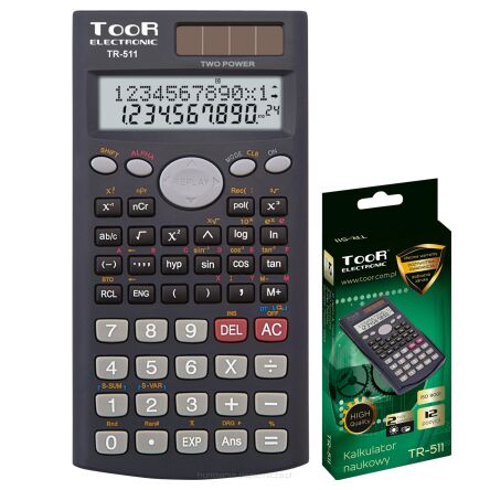 KALKULATOR TR-511 10+2 POZYCYJNY NAUKOWY