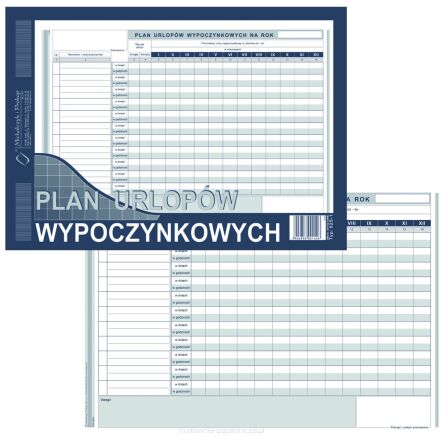 PLAN URLOPÓW WYPOCZYNKOWYCH 525-1