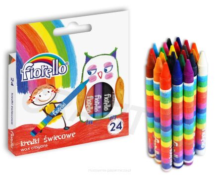 KREDKI GRAND ŚWIECOWE 24 KOLORY