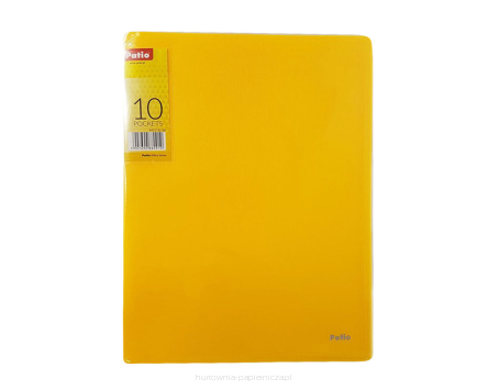 TECZKA 10 KOSZULEK CLEAR BOOK ŻÓŁTA 