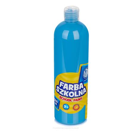 FARBA SZKOLNA ASTRA 500ML NIEBIESKA 