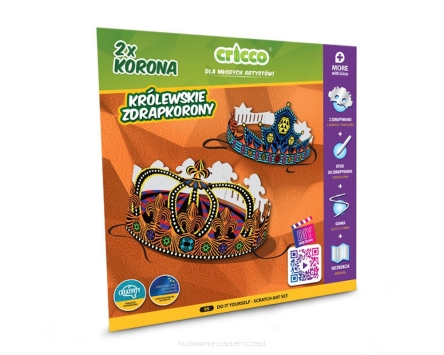 ZESTAW CRICCO ZRÓB TO SAM KRÓLEWSKIE ZDRAP KORONY