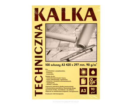 KALKA KREŚLARSKA DIAMANT A4 A'100 90G