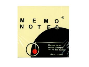 NOTES MEMO 75/75 ZÓŁTY NS75/75 75x75