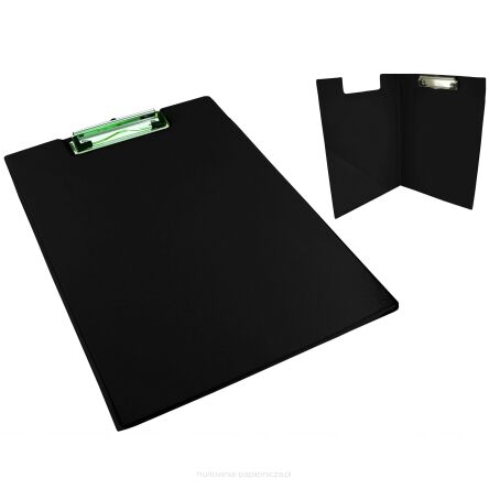 DESKA Z KLIPEM ZAMYKANA A4 CZARNA 913039-BK