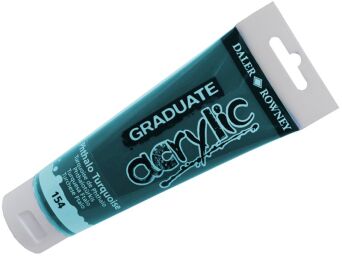 GRADUATE ACRYLIC 120 ML 154 PHTHALO TURQUIOSE