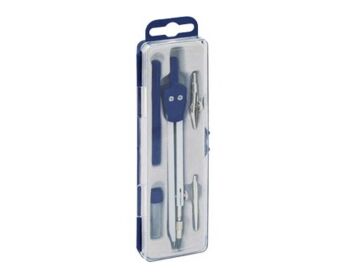 CYRKIEL METALOWY GR-C105B ŁAMANY W ETUI + GRAFIT