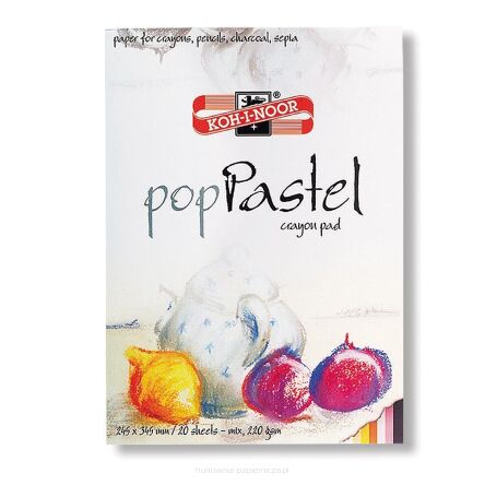 BLOK DO PASTELI BIAŁY 245X345 POP PASTEL A'20 220G