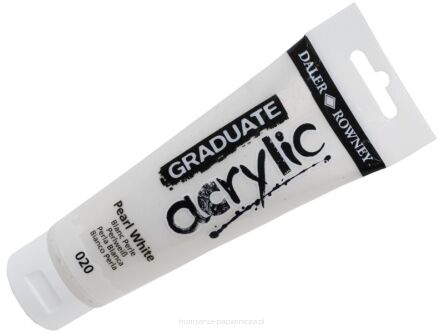 GRADUATE ACRYLIC 120ML 020 BIAŁA PERŁA PEARL WHITE