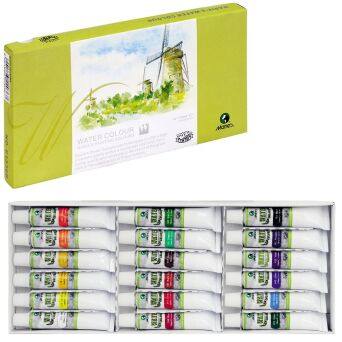 FARBY AKWARELOWE E 1338B 18 KOLORÓW MARIES 12ML