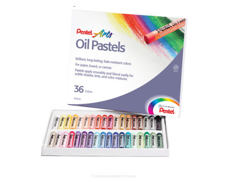 PASTELE OLEJNE 36 KOLORÓW PHN36 PENTEL