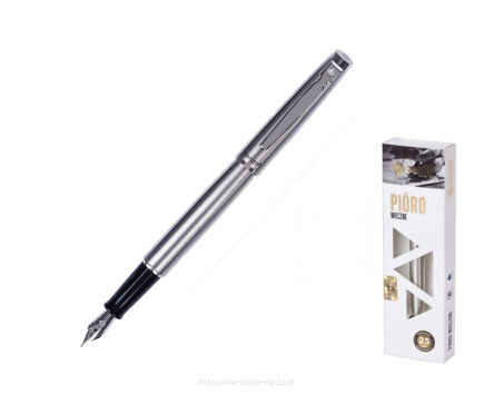 PIÓRO WIECZNE STALOWE ZENITH 60 SREBRNE 7600102