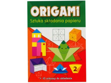 KSIĄŻECZKA ORIGAMI SZTUKA SKŁADANIA  A4 2 WZORY 