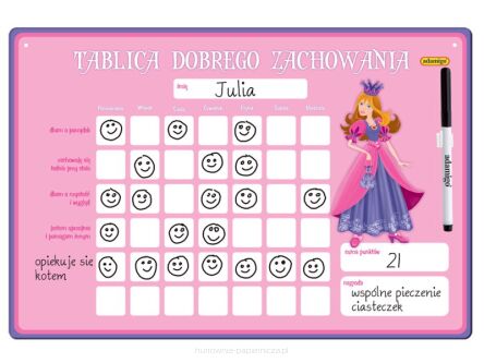TABLICA DOBREGO ZACHOWANIA ADAMIGO