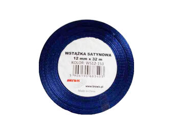 WSTĄŻKA SATYNOWA 12MM/32 KOLOR 153 GRANAT
