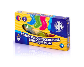 FARBY FLUORESCENCYJNE 6 KOLORÓW 10ML ASTRA
