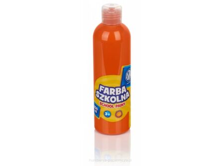 FARBA PLAKATOWA SZKOLNA ASTRA 250 ML POMARAŃCZOWA