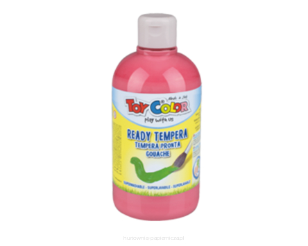 FARBA TOY COLOR TEMPERA 500ML CZERWONA PASTEL 93