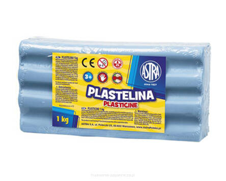 PLASTELINA LUZ 1KG JASNO NIEBIESKA ASTRA