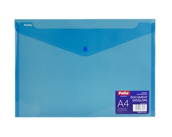 KOPERTA A4 TRANSPARENTA NIEBIESKA PAT3133A/N/18