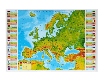 PODKŁAD OKLEJANY EUROPA MAPA FIZYCZNA 