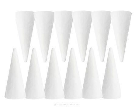 STYROPIAN STOŻEK  25CM ST25  OP.=12 BREWIS