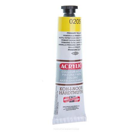 FARBA AKRYLOWA 162708 ŻÓŁĆ PODSTAWOWA 0205 40ML