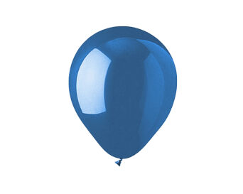 BALON 12 METAL NIEBIESKI A'100 ALIGA 065